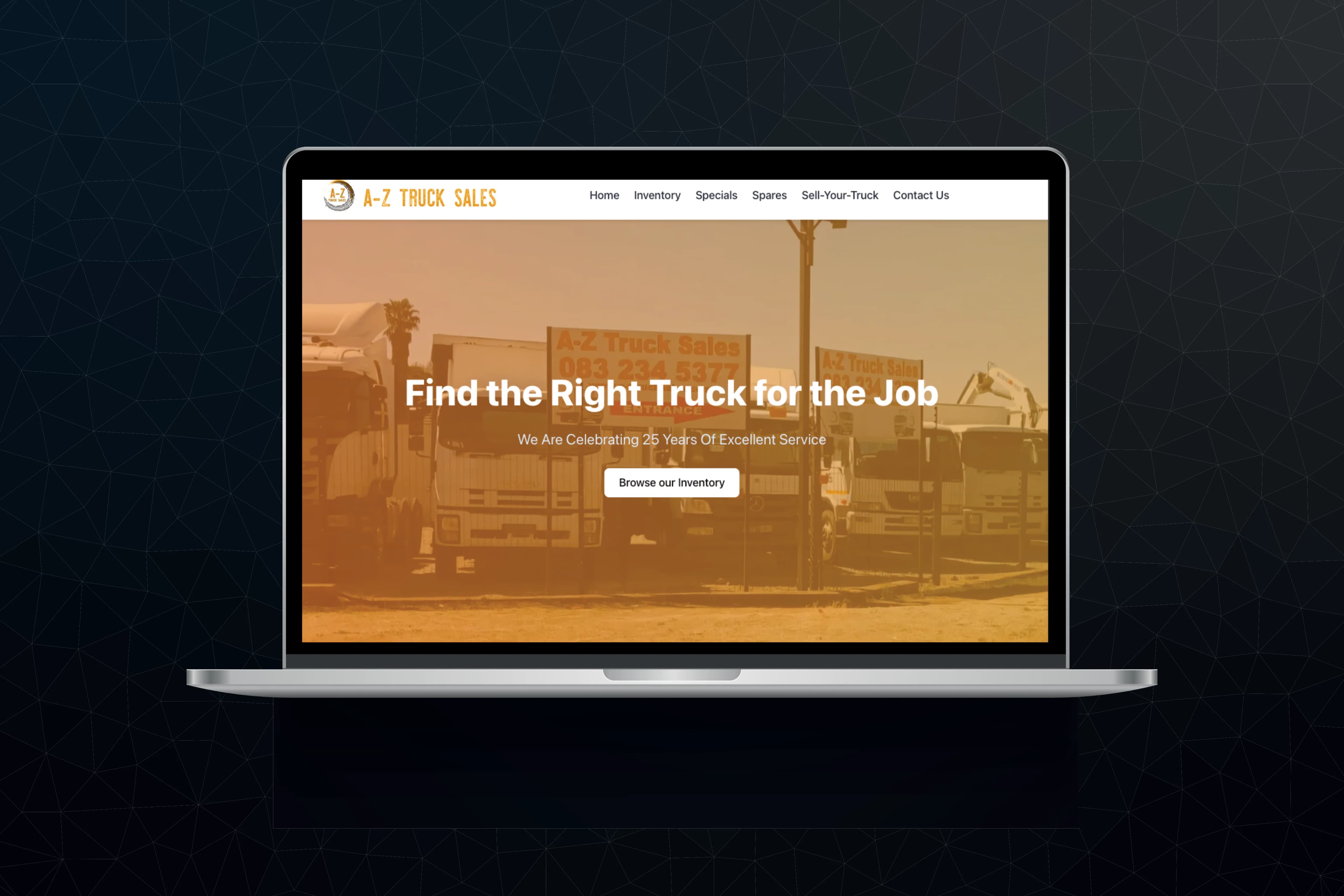 A-Z Truck Sales Dealership New Website